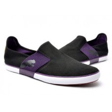 Мокасины puma черный с фиолетовым