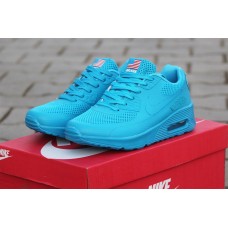 Nike AIR MAX 90 Hyperfuse PRM голубые сетка