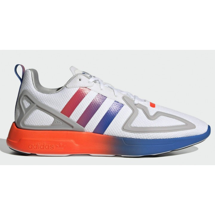 Кроссовки Adidas ZX Flux II голубые 