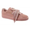Puma Suede Heart Satin Cameo Brown Pink розовые