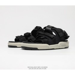 Сандалии New Balance SD3205BK черные с бежевым