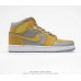 Баскетбольні кросівки Air Jordan 1 retro ірі з гірчицею