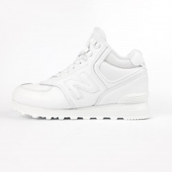 Кросівки New Balance 574 утеплені білі