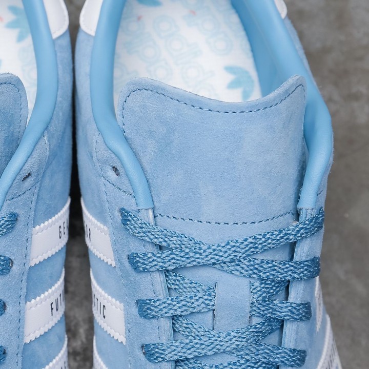 ADIDAS ORIGINALS X HUMAN MADE, кроссовки синие замша