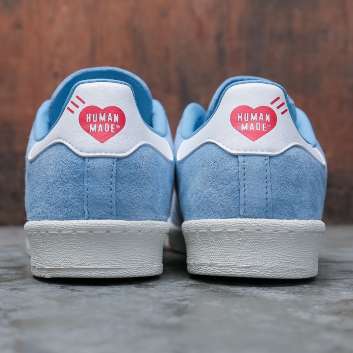 ADIDAS ORIGINALS X HUMAN MADE, кроссовки синие замша