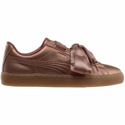 Puma Suede Heart Satin Copper Metallic