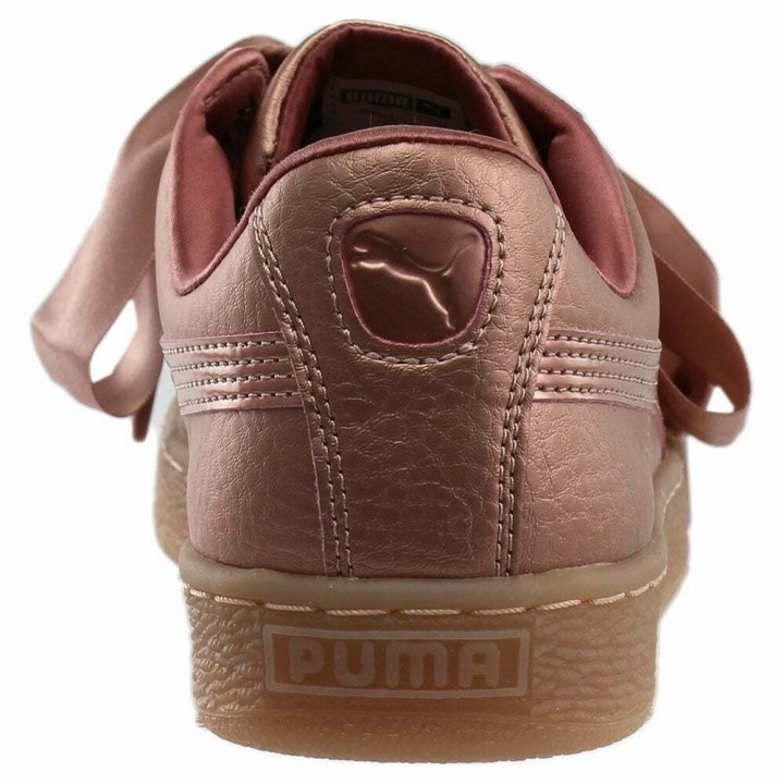 Puma Suede Heart Satin золото
