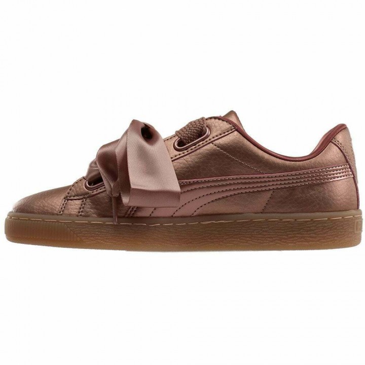 Puma Suede Heart Satin золото