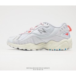New Balance ML703 beige White Orange logo