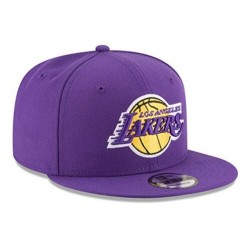 Кепка с прямым козырьком Lakers Purple