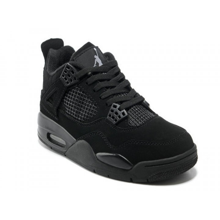 Sneakers Nike Air Jordan 4 retro nero demisezon uomo|Men's Vulcanize Shoes|  - AliExpress