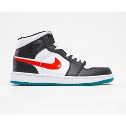 Air Jordan 1 White/black/red logo new color 2020