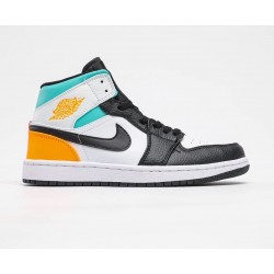 Air Jordan 1 White/black/blu/orange new color 2020
