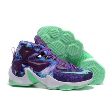 NIKE LEBRON JAMES XIII purple and blue