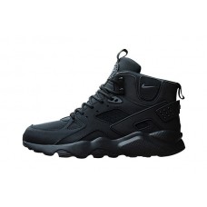 Nike Air Huarache черные высокие