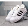 Adidas Superstar білі утеплені