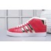 Кроссовки  Adidas Neo Bbneo, утепленные красные