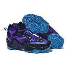 Nike LEBRON 13 черные с фиолетовым