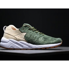 New Balance 580 бежевый с зеленым