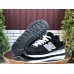 Кроссовки зимние, New Balance, 574 черные женские