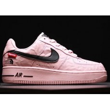 Nike air Force Supreme North Face rose