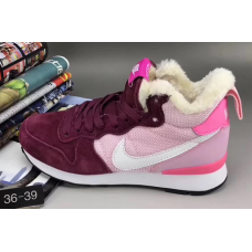 NIKE INTERNATIONALIST MID WINTER розовые с бордовым