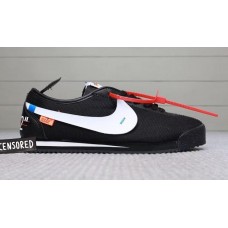 Nike Cortez CLASSIC x Off White all black