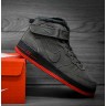 Nike Air Force 1 утепленные серые