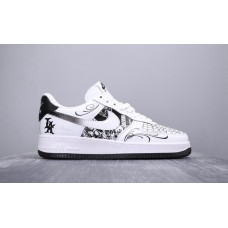 Nike  AIR FORCE 1 07 2019 color black spider
