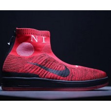 Nike air Force Lunar high бордовые