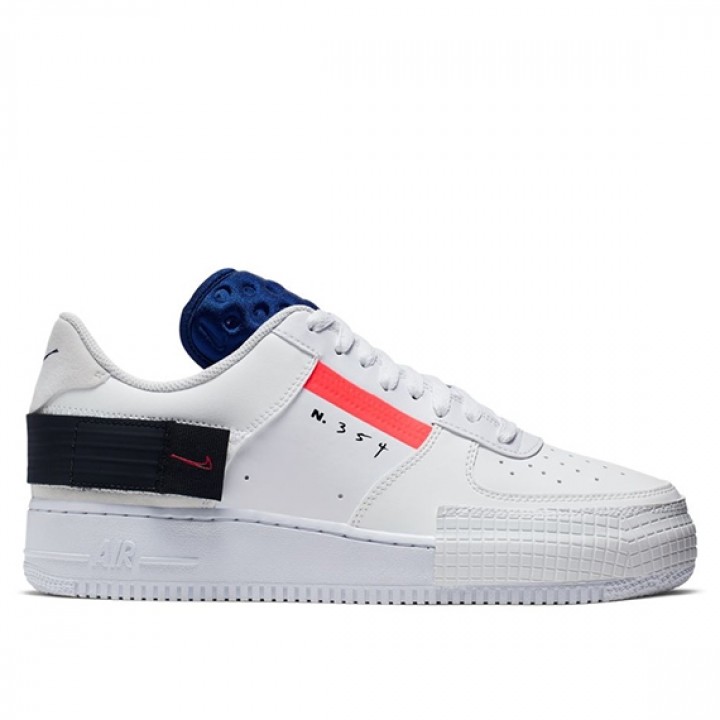 NIKE AIR FORCE 1 TYPE N.354 White/Red Orbit/White/Black