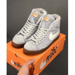 Nike Blazer Mid VNTG Suede Зимние Серые с рыжим