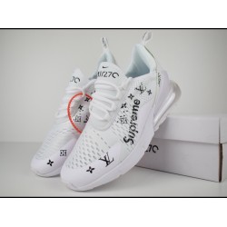 Nike Air Max 270 supreme x LV белые