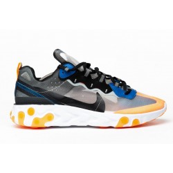 Nike React Element 87 Grey Orange