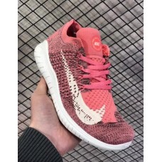 Nike free run rn flyknit 2018 розовые
