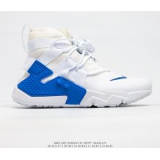 NIKE AIR HUARACHE GRIPP QS white blue