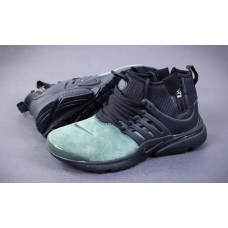 Nike Presto Mid Suede black/green весна/осень