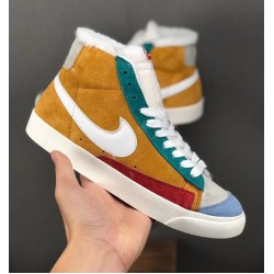 Nike Blazer Mid 2019 Suede Зимние orange