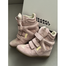 Сникерсы Isabel Marant шоколад рожевий