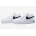 Кроссовки Nike Air Force 1 белые с черным значком