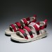 New Balance SD3205, летние бежевые с красным