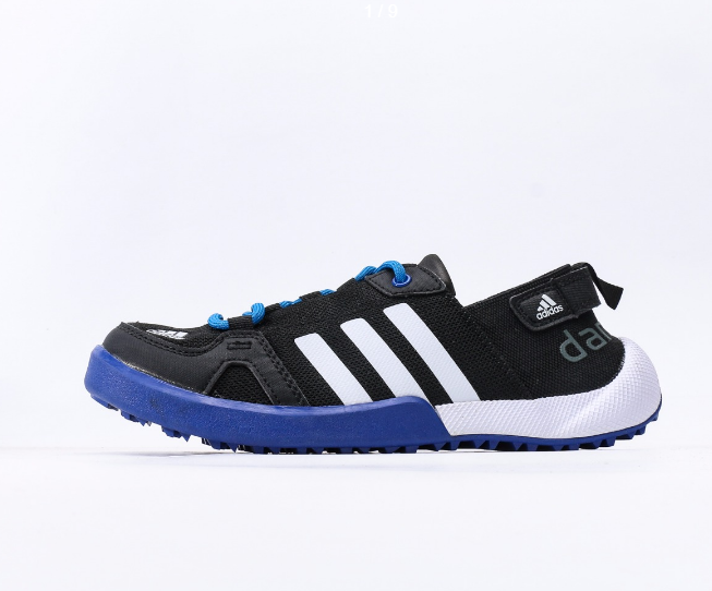 Мокасины Adidas Daroga TWO 13 H.RDY черные с синим летние цены