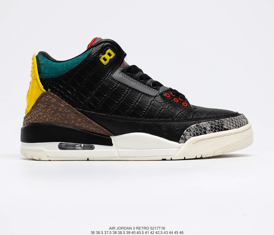 Мужские Кроссовки Air Jordan Retro 3 Black Red 41-42-43-44-45-46, цена 1950  грн - Prom.ua (ID#1555125840)